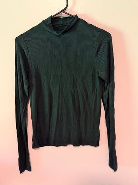 American Eagle Soft & Sexy -  Ribbed Long Sleeve Mock Neck Top